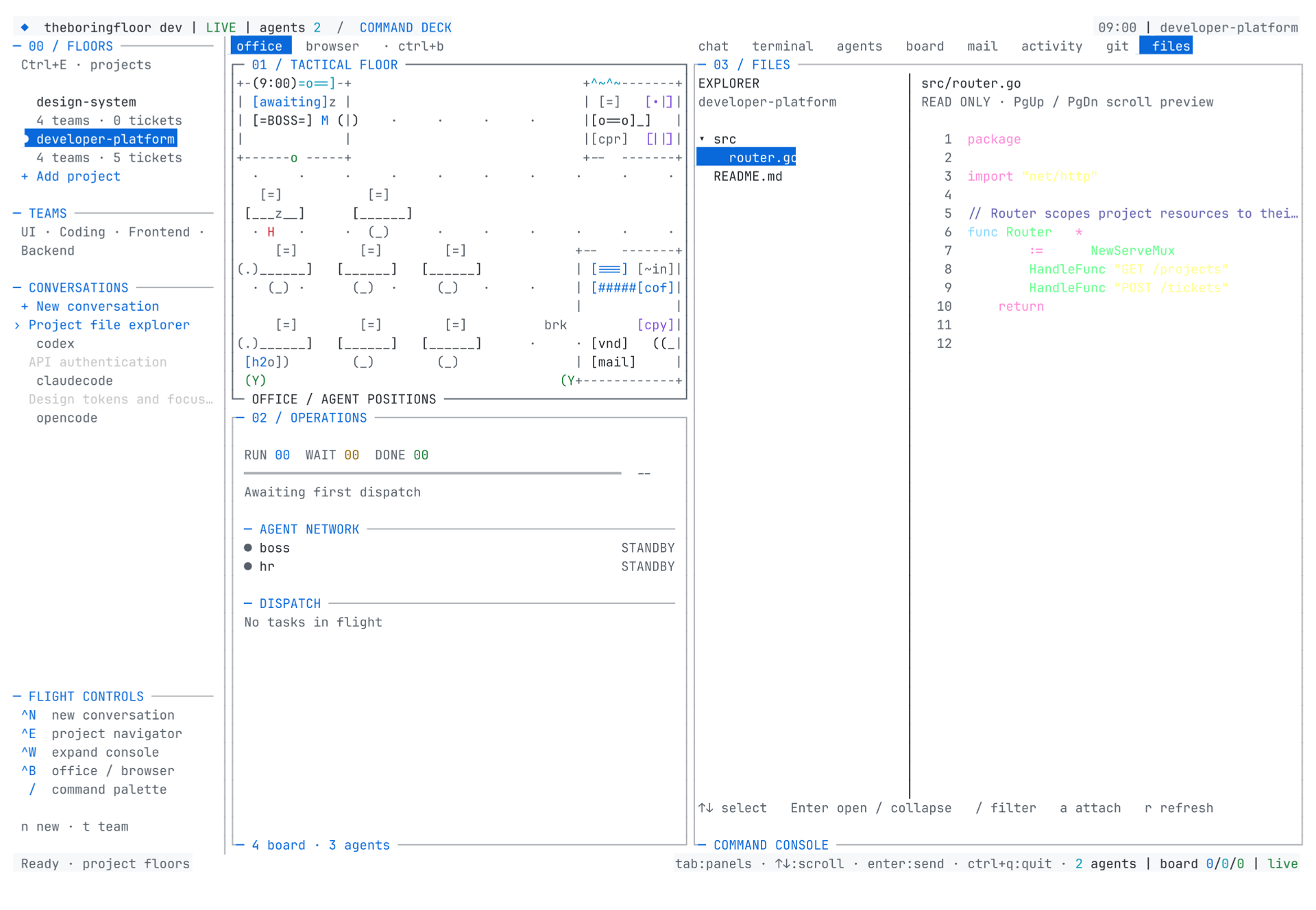 Explore and attach project files